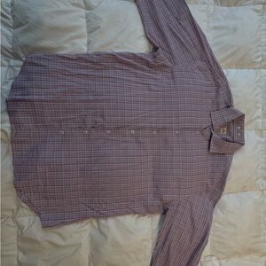 Peter Millar Red Casual Button Down Shirt